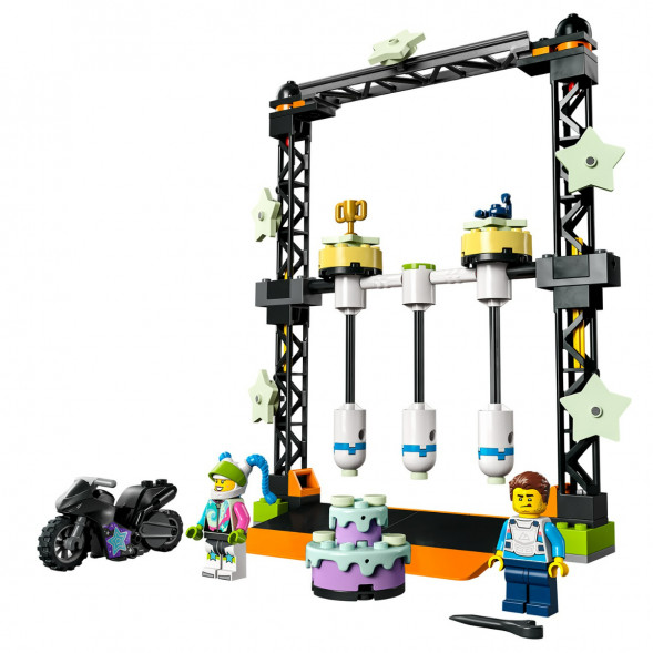 Конструктор LEGO City 60341 Трюковое испытание «Нокдаун» в Таганроге
