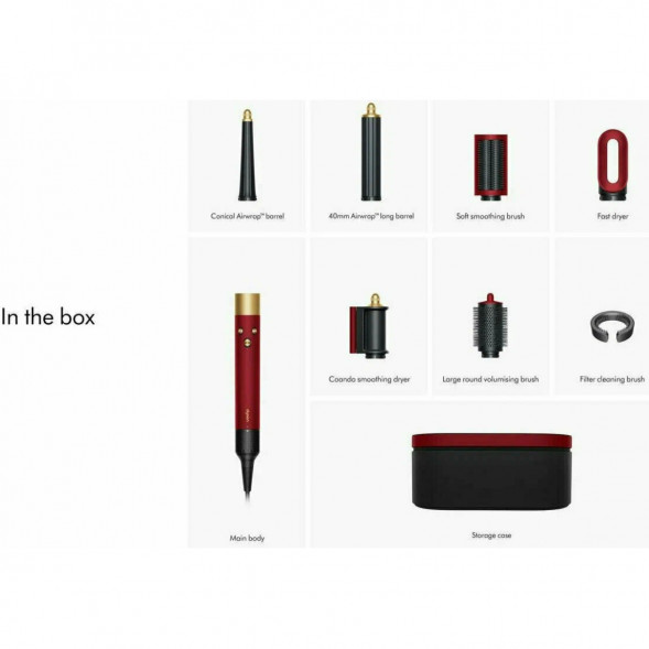 Стайлер Dyson Airwrap i.d. HS08 Straight+Wavy, Red Velvet/Gold (596927-01) в Таганроге