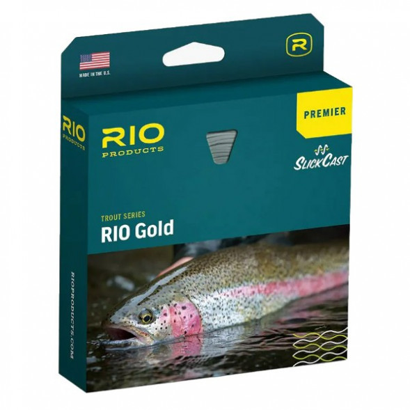 Леска RIO Premier Gold Floating Fly Line WF7F, мох/золото в Таганроге