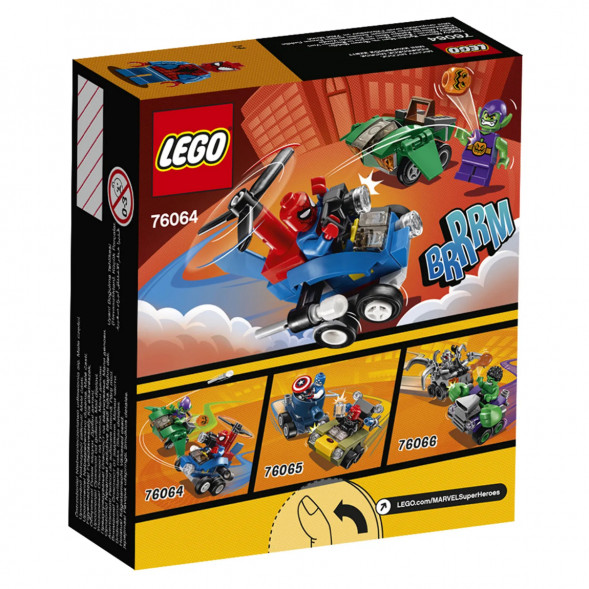Конструктор LEGO Super Heroes 76064 Человек‑паук против Зелёного Гоблина в Таганроге