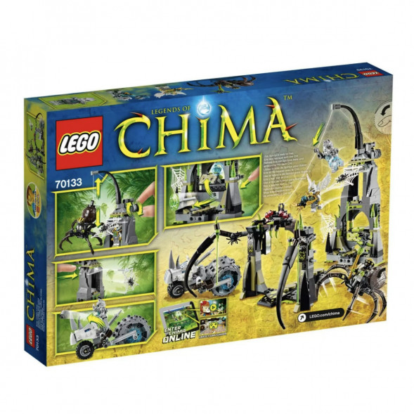 Конструктор LEGO Legends Of Chima 70133 Пещера Спинлина в Таганроге