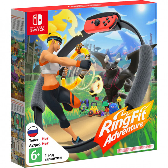 Ring Fit Adventure (Игра + контроллер Ring-Con + ремень на ногу Belt) [Nintendo Switch, английская версия] в Таганроге