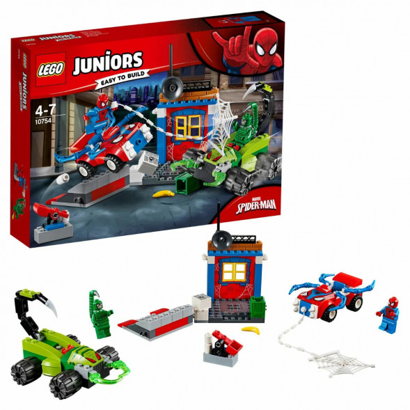 Конструктор LEGO Juniors 10754 Решающий бой Человека-паука против Скорпиона в Таганроге