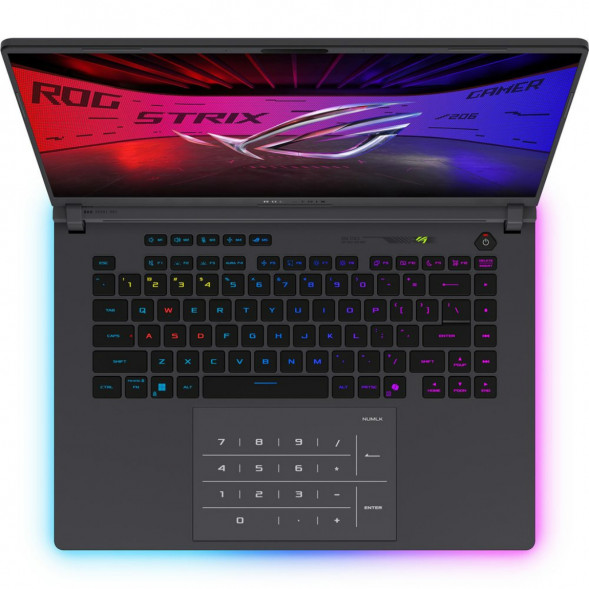 Ноутбук игровой ASUS ROG Strix G16 G615JMR-TS415 (16&amp;quot;, IPS, Intel Core i7-14650HX 2.2ГГц, 16-ядерный, 16ГБ DDR5, 512 ГБ SSD, NVIDIA GeForce RTX 5060 - 8 ГБ, без ОС), серый в Таганроге