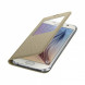 Чехол для Samsung Galaxy S6 S-View Cover (EF-CG920BFE), Gold в Таганроге