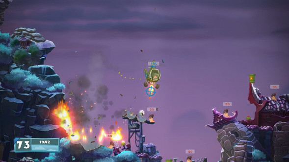 Игра Worms Battlegrounds + Worms W.M.D. Double Pack [PS4, английская версия + русские субтитры] в Таганроге
