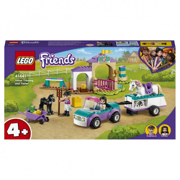 Конструктор LEGO Friends 41441 Тренировка лошади и прицеп для перевозки в Таганроге