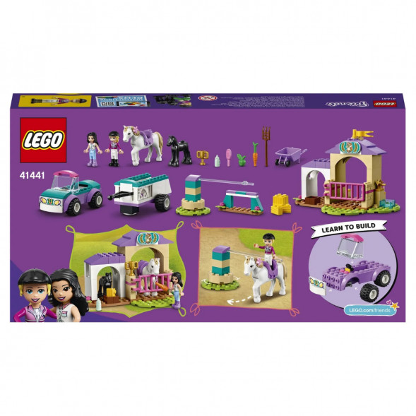 Конструктор LEGO Friends 41441 Тренировка лошади и прицеп для перевозки в Таганроге