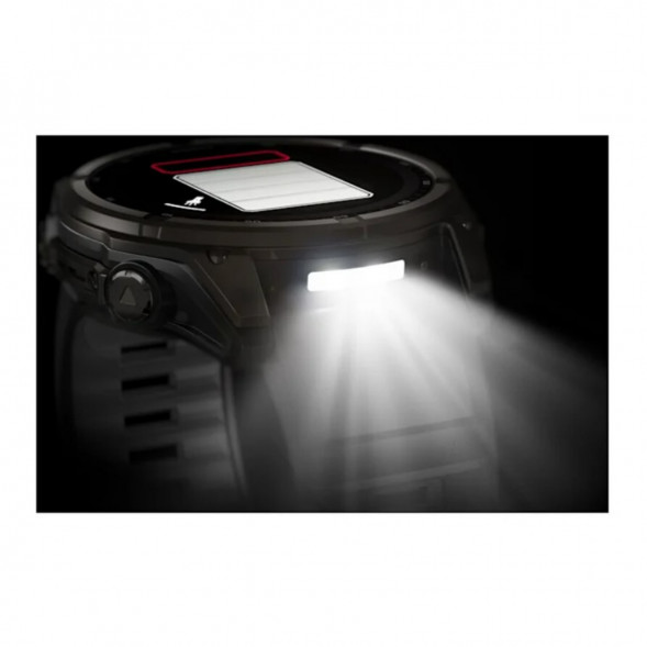 Умные часы Garmin Fenix 8, 51 мм, Solar, Sapphire Carbon Gray DLC Titanium with Black/Pebble Gray Silicone 010-02907-10 в Таганроге