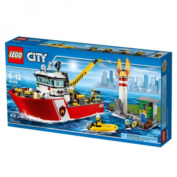 Конструктор LEGO City 60109 Пожарный катер в Таганроге