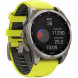 Умные часы Garmin Fenix 8, 51 мм, Solar, Sapphire Titanium with AMP Yellow/Graphite Silicone Band 010-02907-20 в Таганроге
