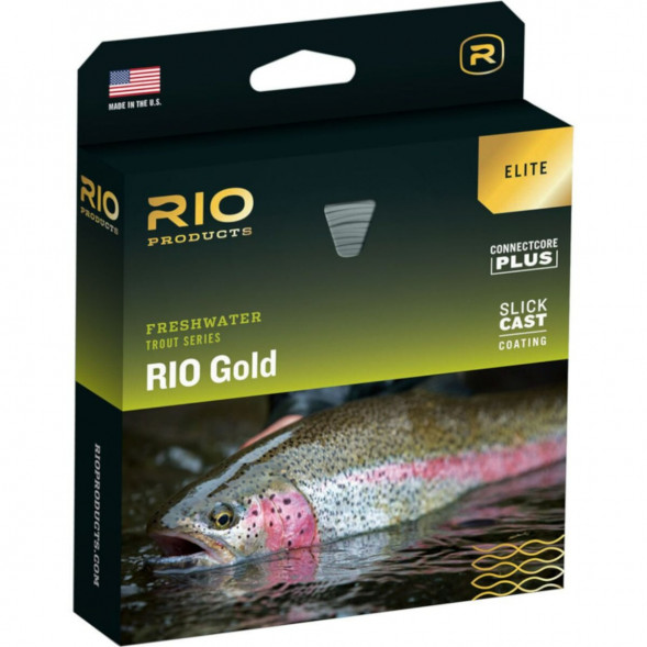 Леска RIO Elite Gold WF8F, Moss/Gold/Gray в Таганроге