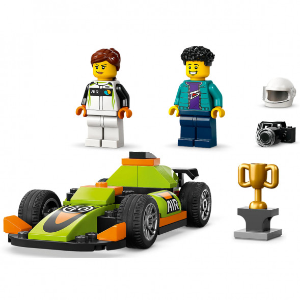 Конструктор LEGO City 60399 Зеленый Гоночный автомобиль в Таганроге