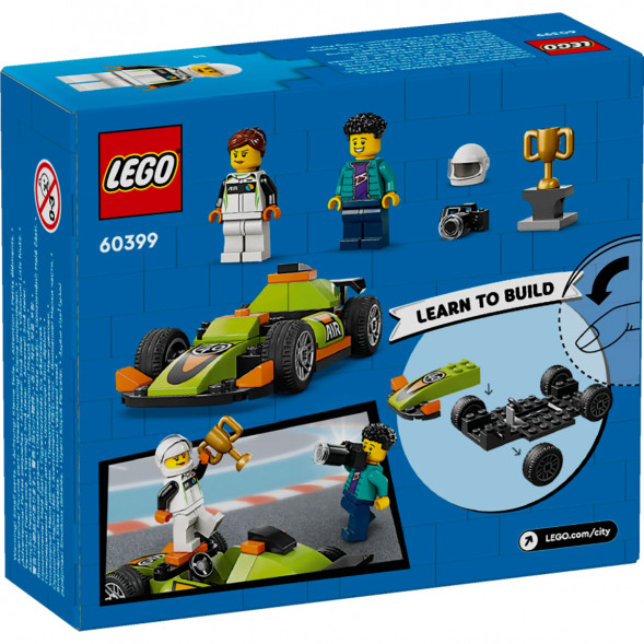 Конструктор LEGO City 60399 Зеленый Гоночный автомобиль в Таганроге