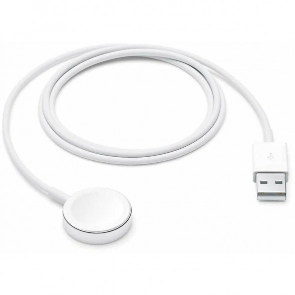 Кабель Apple USB с магнитным креплением для зарядки Apple Watch, 1 м, белый (MX2E2) в Таганроге