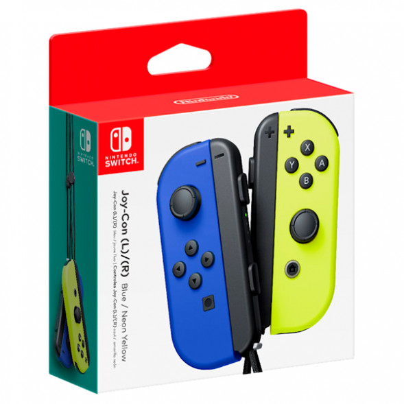 Геймпад Nintendo Switch Joy-Con controllers Duo, синий/желтый в Таганроге