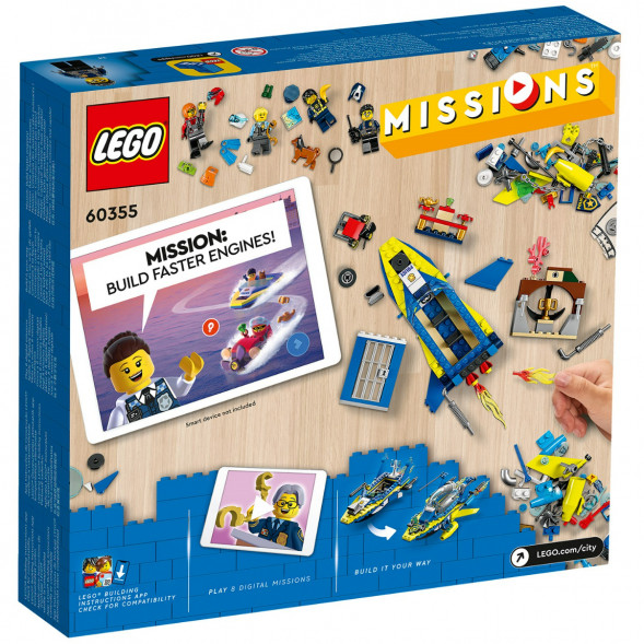 Конструктор LEGO City 60355 Детективные миссии водной полиции в Таганроге