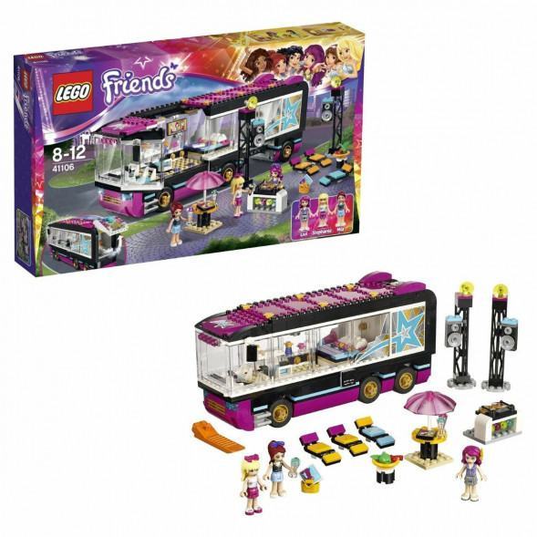 Конструктор LEGO Friends 41106 Поп звезда: гастроли в Таганроге
