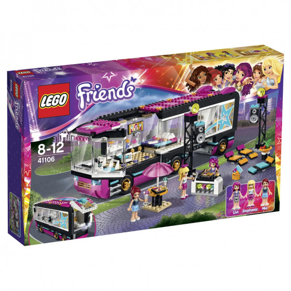 Конструктор LEGO Friends 41106 Поп звезда: гастроли в Таганроге