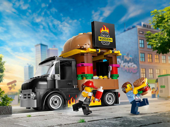 Конструктор LEGO City 60404 Бургерная на колесах в Таганроге