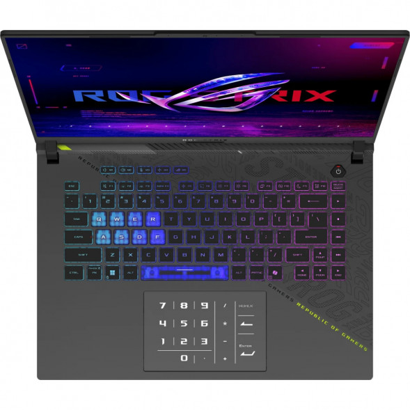 Ноутбук ASUS ROG Strix G16 G614FM-WS94 (16&amp;quot;, IPS, AMD Ryzen 9 9955HX 2.5ГГц, 16 ядер, 16ГБ DDR5, 1ТБ SSD, NVIDIA GeForce RTX 5060 8 ГБ, Windows 11 Home), серый в Таганроге