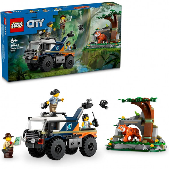 Конструктор LEGO City 60426 Внедорожный грузовик Исследователь джунглей в Таганроге