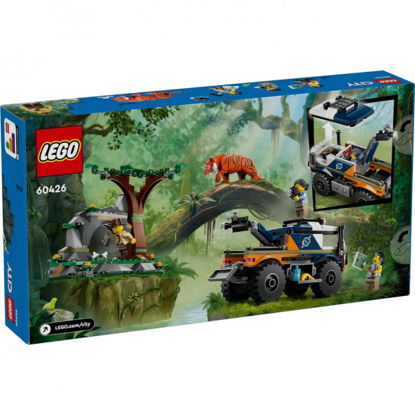 Конструктор LEGO City 60426 Внедорожный грузовик Исследователь джунглей в Таганроге
