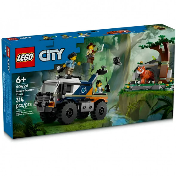 Конструктор LEGO City 60426 Внедорожный грузовик Исследователь джунглей в Таганроге