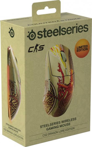 Беспроводная игровая мышь Steelseries CS2 Dragon Lore WL + USB Type-A 18000 DPI в Таганроге