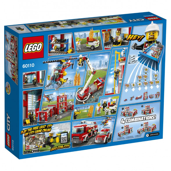 Конструктор LEGO City 60110 Пожарная часть в Таганроге