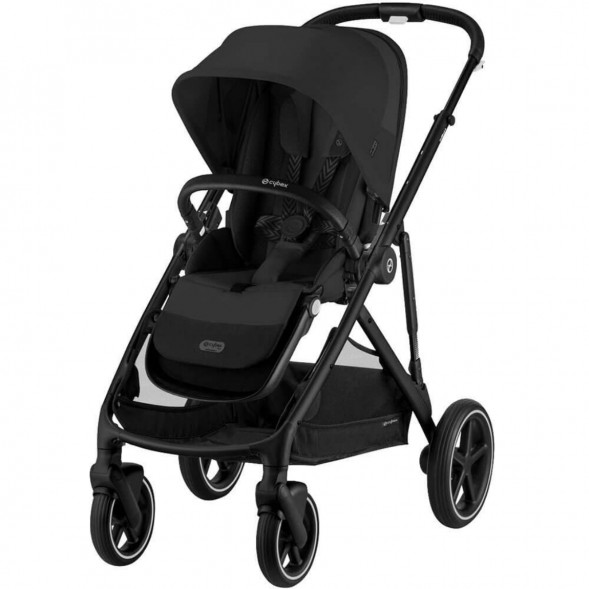 Детская коляска Cybex Gazelle S BLK Moon Black с корзиной и дождевиком в Таганроге