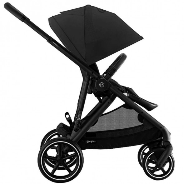 Детская коляска Cybex Gazelle S BLK Moon Black с корзиной и дождевиком в Таганроге