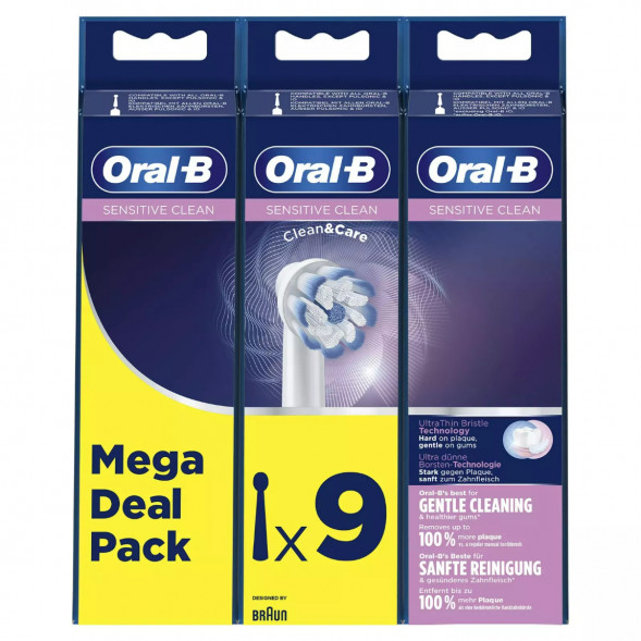 Насадки на зубные щетки Oral-B Sensitive Clean, 9 шт. в Таганроге