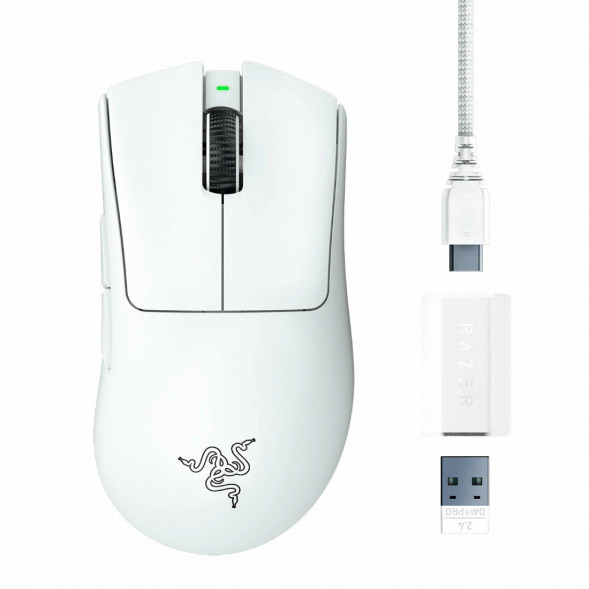 Мышь беспроводная/проводная Razer Deathadder V3 Pro [RZ01-04630200-R3G1] белый в Таганроге
