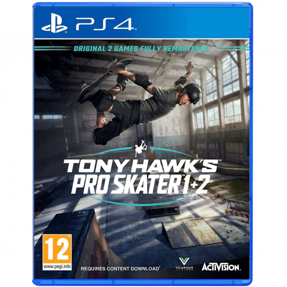 Игра Tony Hawk&amp;#039;s Pro Skater 1 + 2 [PS4, английская версия] в Таганроге