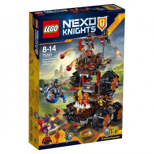 Конструктор LEGO Nexo Knights 70321 Роковое наступление Генерала Магмара в Таганроге