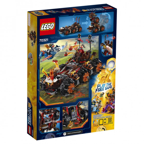 Конструктор LEGO Nexo Knights 70321 Роковое наступление Генерала Магмара в Таганроге