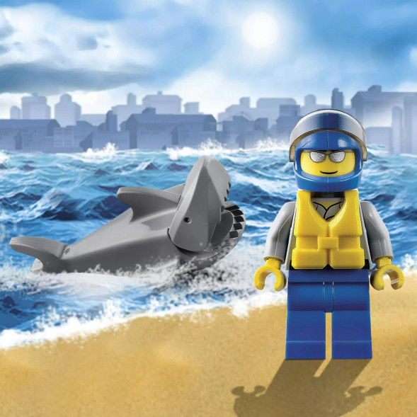 Конструктор LEGO City 60011 Спасение сёрфингиста в Таганроге