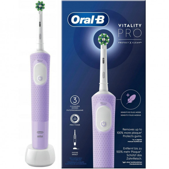 Электрическая зубная щетка Oral-B Vitality Pro D103, фиолетовый в Таганроге