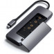 Док-станция Satechi USB-C Hybrid Multiport Adapter (with SSD Enclosure M.2 SATA, 2xUSB 3.1, USB Type-C, HDMI), Серый ST-UCHSEM в Таганроге