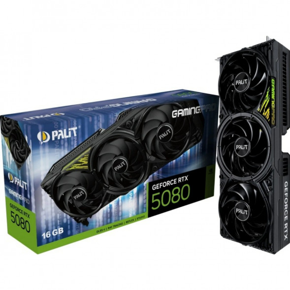 Видеокарта NVIDIA GeForce RTX 5080 Palit GamingPro V1 16GB (NE75080019T2-GB2031Y) в Таганроге