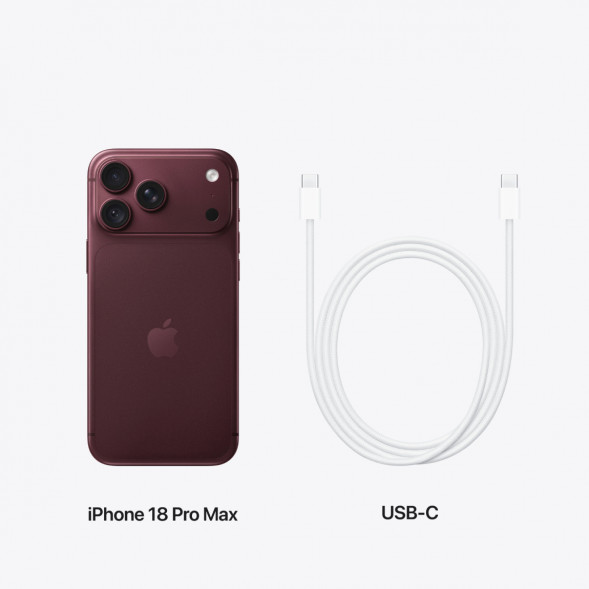 Смартфон Apple iPhone 18 Pro Max 1TB (SIM + eSIM), Burgundy в Таганроге