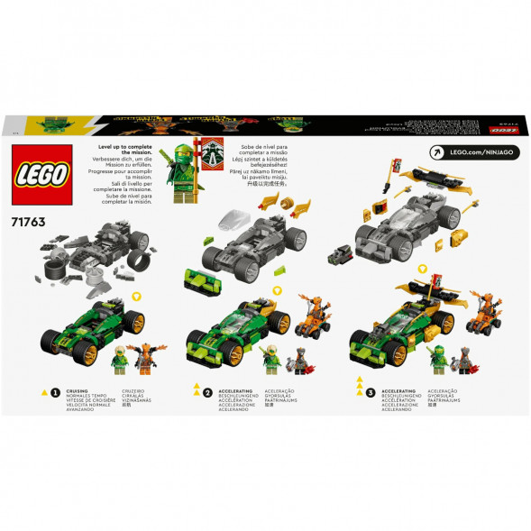 Конструктор LEGO Ninjago 71763 Гоночный автомобиль ЭВО Ллойда в Таганроге