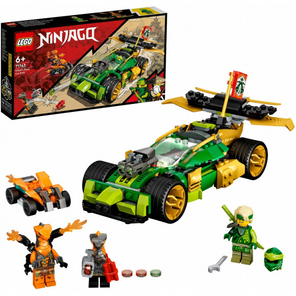Конструктор LEGO Ninjago 71763 Гоночный автомобиль ЭВО Ллойда в Таганроге