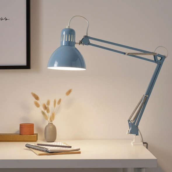 Лампа рабочая IKEA TERTIAL, голубой в Таганроге