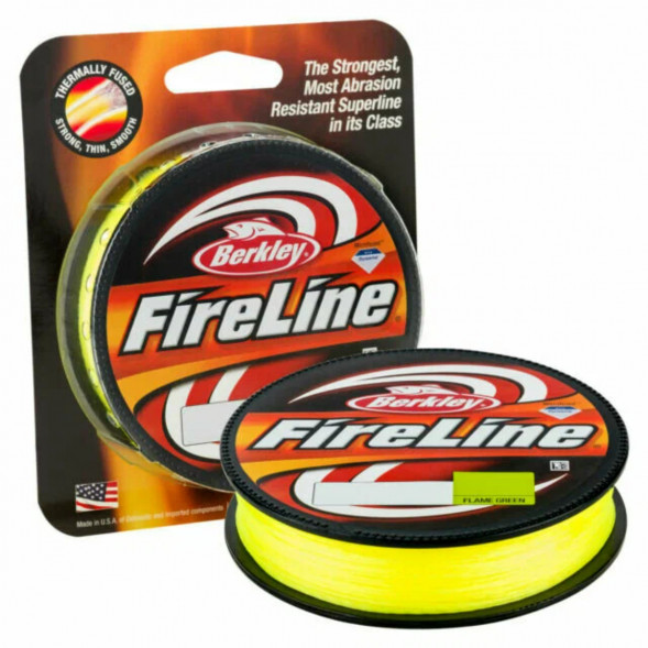 Леска Berkley FireLine 0,20mm 13,2kg 270m, Flame Green (желтый неон) в Таганроге