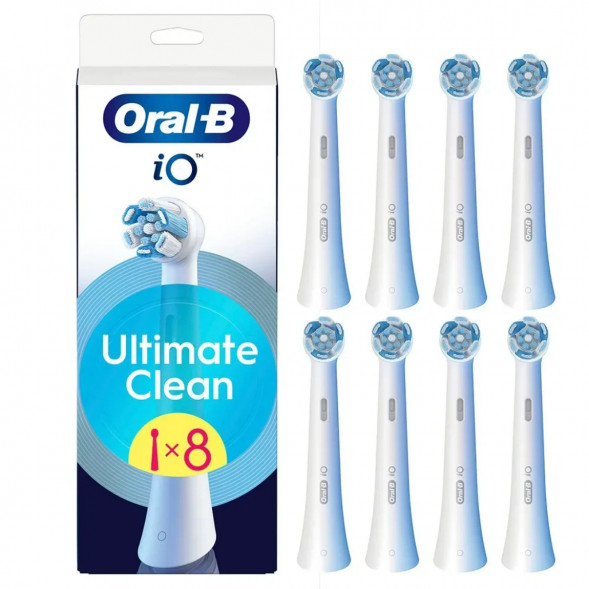 Сменные насадки Oral-B iO Series Ultimate Clean 360, 8 шт., белый в Таганроге