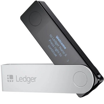 Аппаратный криптокошелек Ledger Nano X , черный в Таганроге