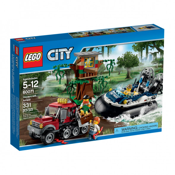 Конструктор LEGO City 60071 Полицейский корабль на воздушной подушке в Таганроге