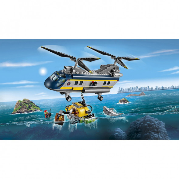 Конструктор LEGO City Deep Sea Explorers 60093 Вертолет исследователей моря в Таганроге